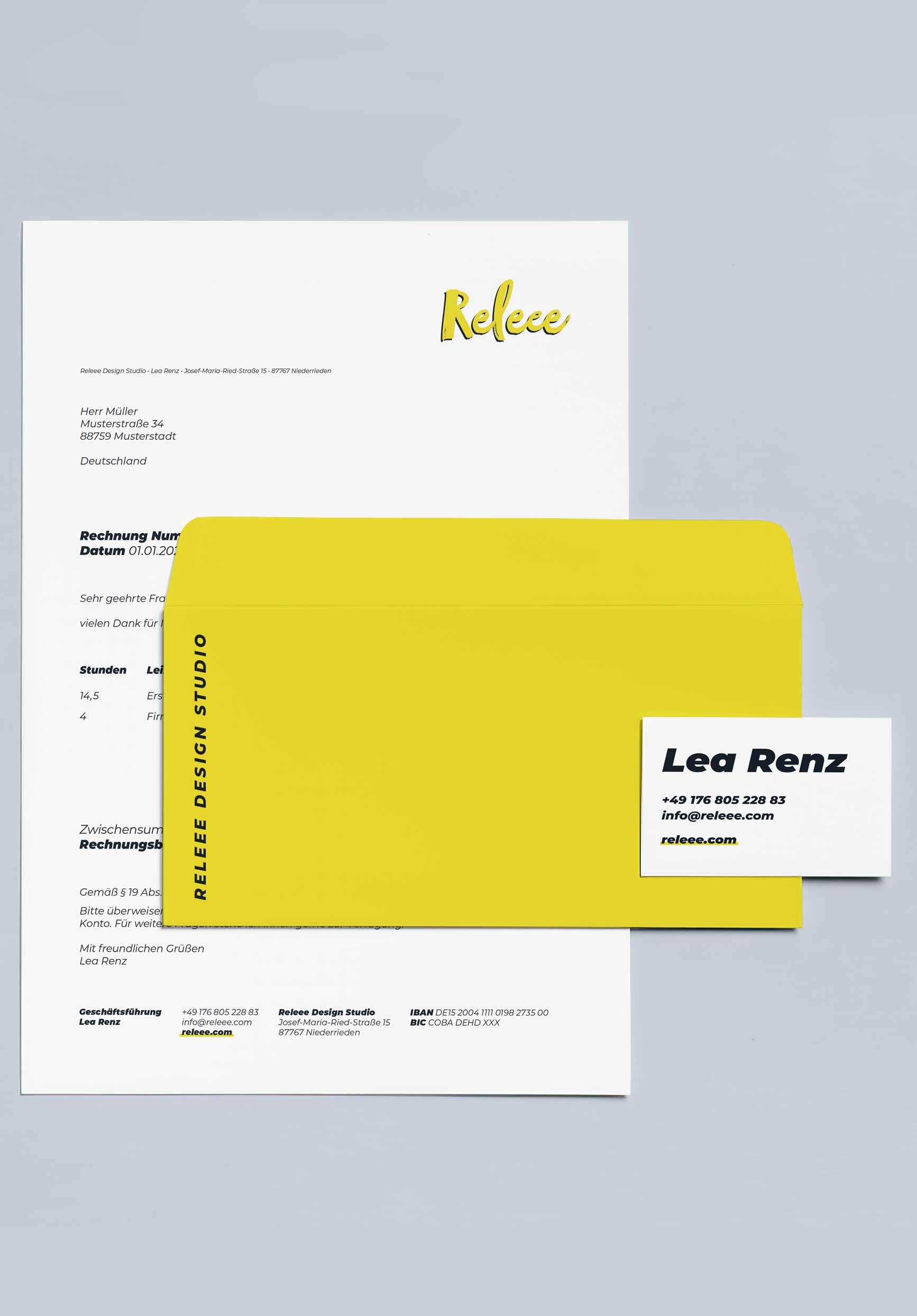 Releee Design Studio Stationery